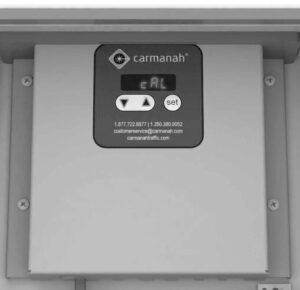 carmanah on-board user interface calendar setting image black and white