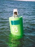 Model 701 on buoy in Rehoboth Bay