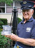 Harry Spencer Displays Carmanah Beacon