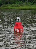 Harry Spencer Displays Carmanah Beacon