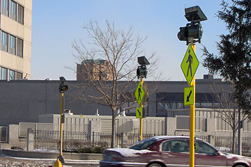 Carmanah R820 Solar Crosswalk Lighting System at government buildings