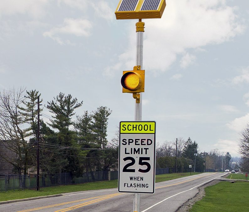 School Zone Flashing Beacons