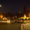 Edmonds, Washington, roundabout featuring Carmanah RRFBs