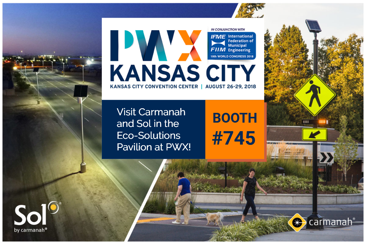 carmanah and sol american public works pwx expo banner