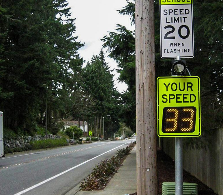 Radar Speed Sign Company Teams with Feet First to Promote Safe Routes To School