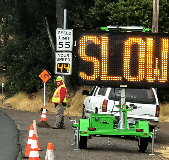 Radar Speed Sign Use in Work Zones on the Rise New Data Indicates