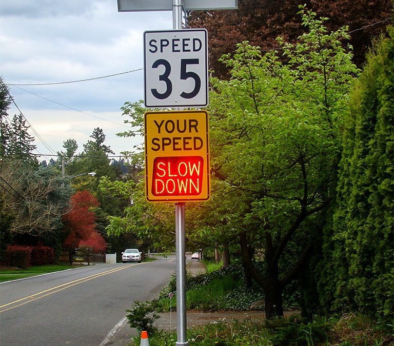 Portland’s New Neighborhood Speed Reduction Program Employs Radar Speed Signs from Local Company