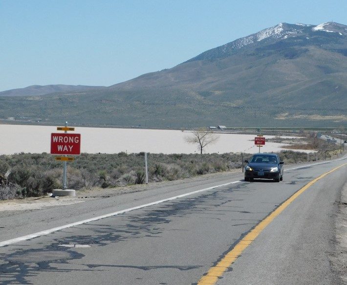 Wrong-Way Driver Flashing Beacons in Nevada