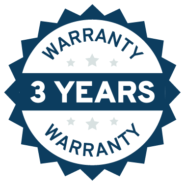 3-year system warranty