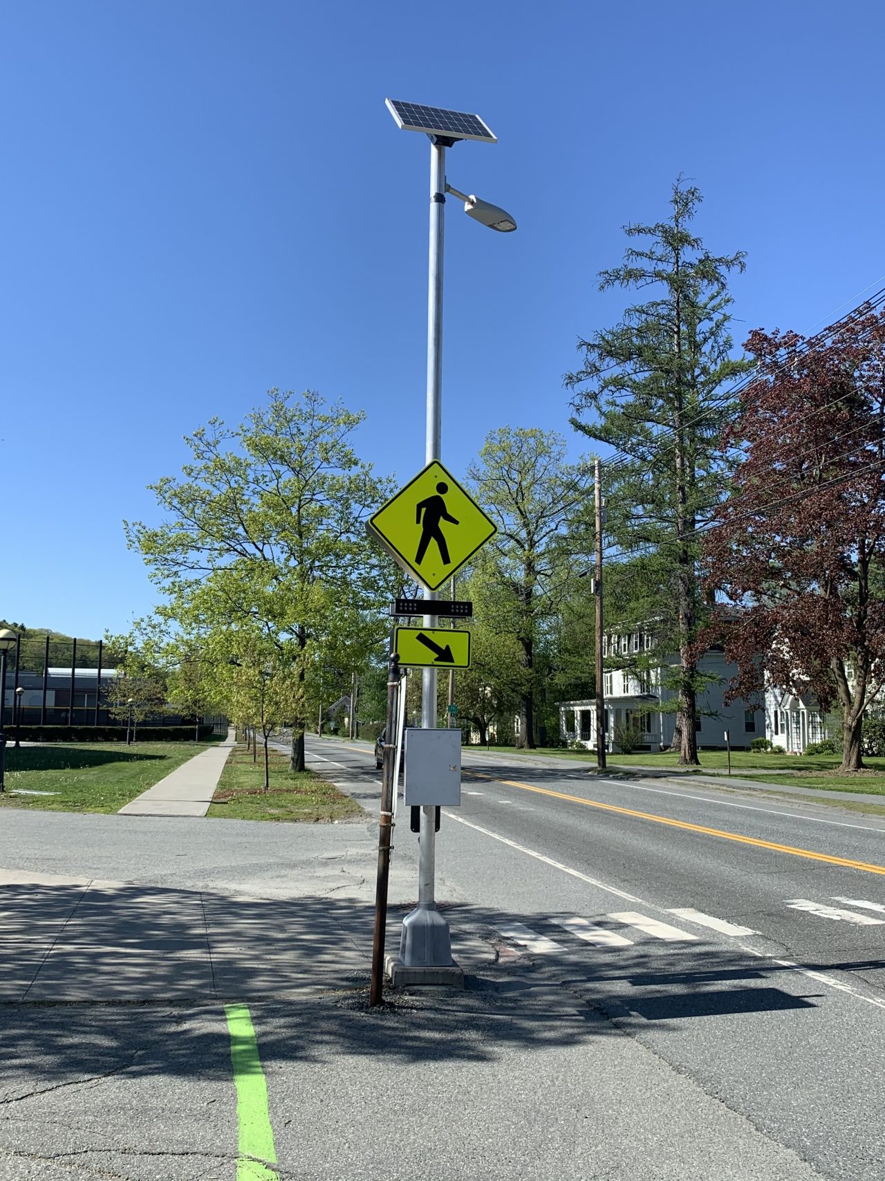 Overhead Lighting for Crosswalks Pedestrian Illumination Carmanah