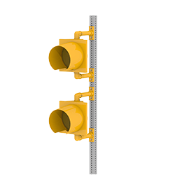 MX Beacon Module mounting dual vertical