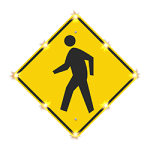 Connected Crosswalk RRFB or Sign | R920-MX | Flashing Crosswalk Lights