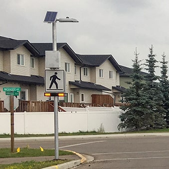 Appropriate nighttime lighting a key component of pedestrian safety – Penhold, Alberta
