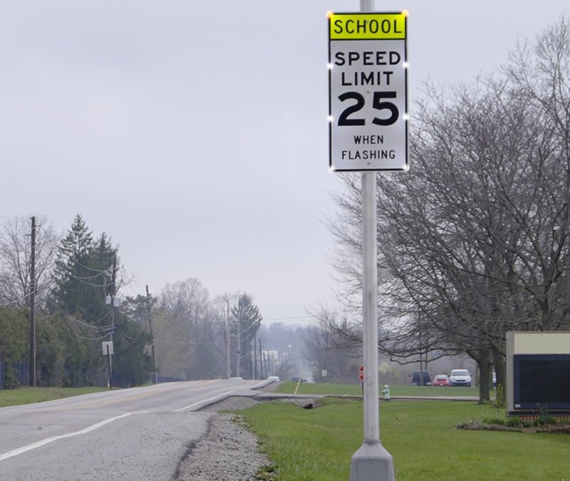 LED Enhanced Signs for School Zones