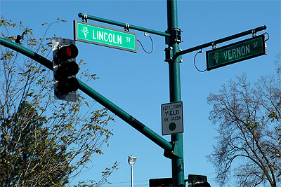 Carmanah's LED edge-lit signs installed in the City of Roseville, CA.