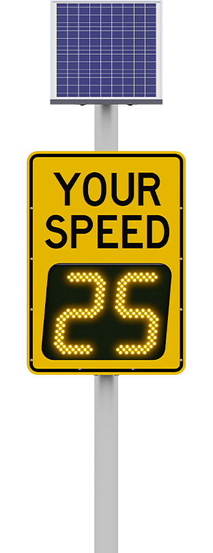 photo radar speed sign